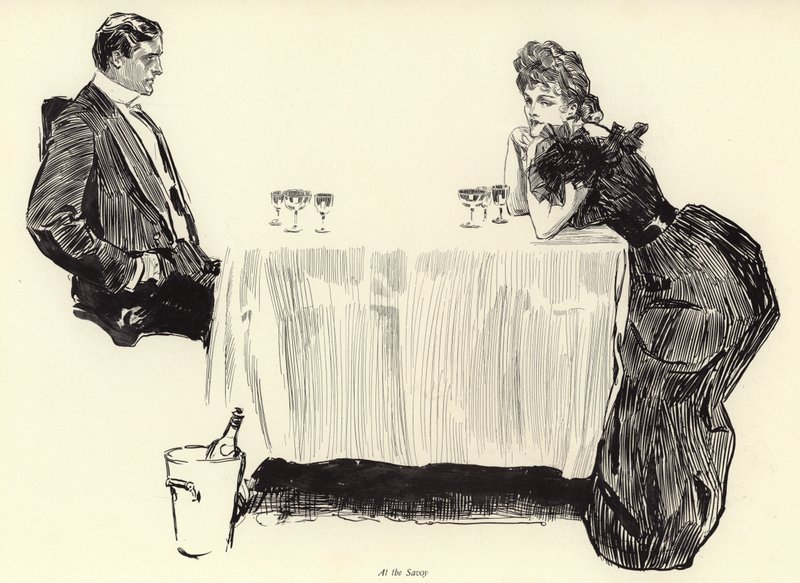 En el Savoy de Charles Dana Gibson