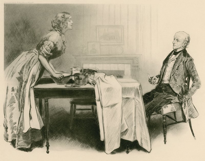 Dick Swiveller y la Marquesa de Charles Dana Gibson