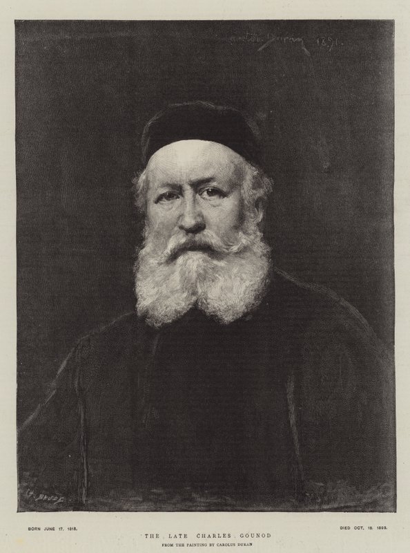 El difunto Charles Gounod de Charles Emile Auguste Carolus Duran