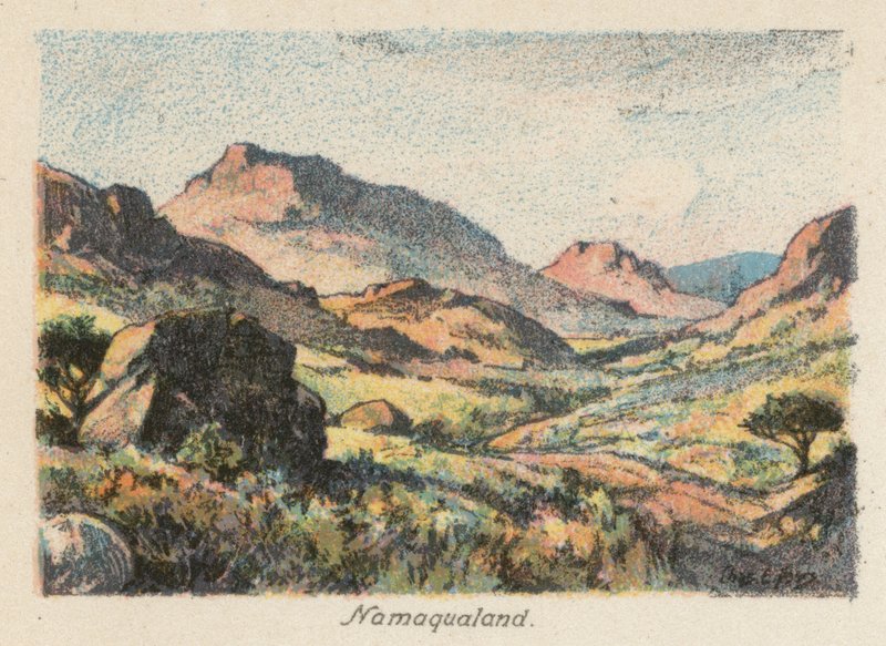 Sudáfrica: Namaqualand (litografía en color) de Charles Ernest Peers