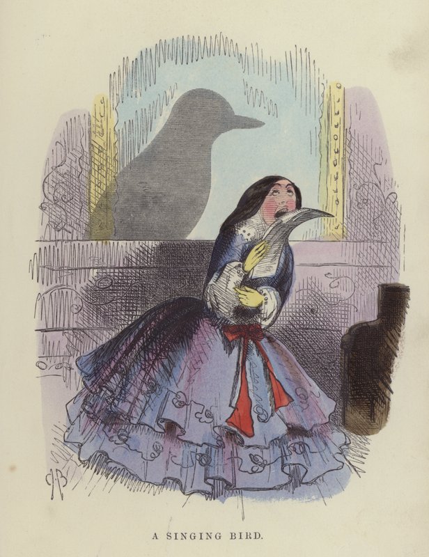 Pájaro cantor de Charles Henry Bennett