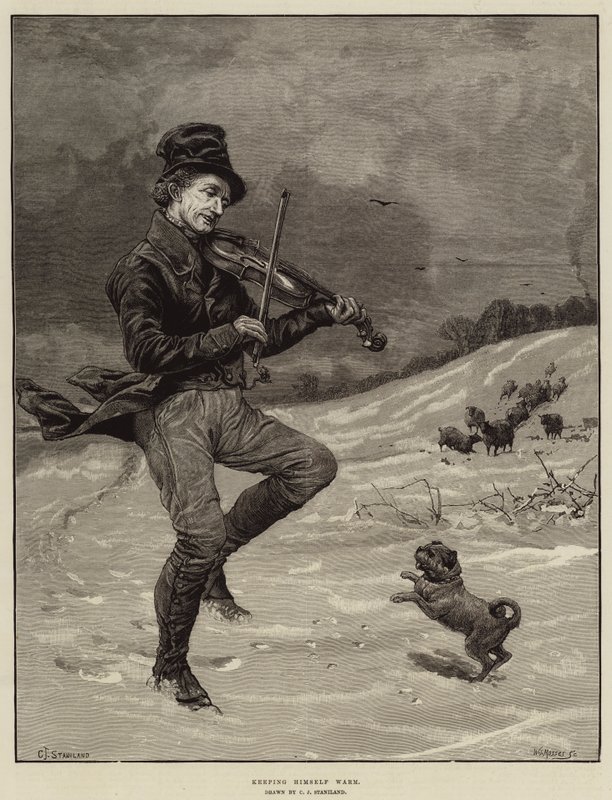 Manteniéndose caliente de Charles J. Staniland