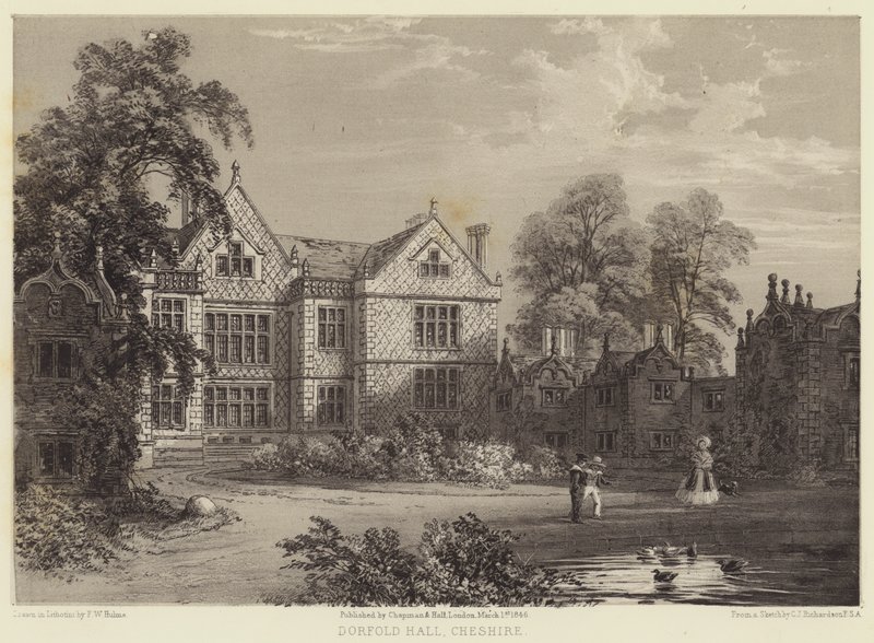 Dorfold Hall, Cheshire de Charles James Richardson