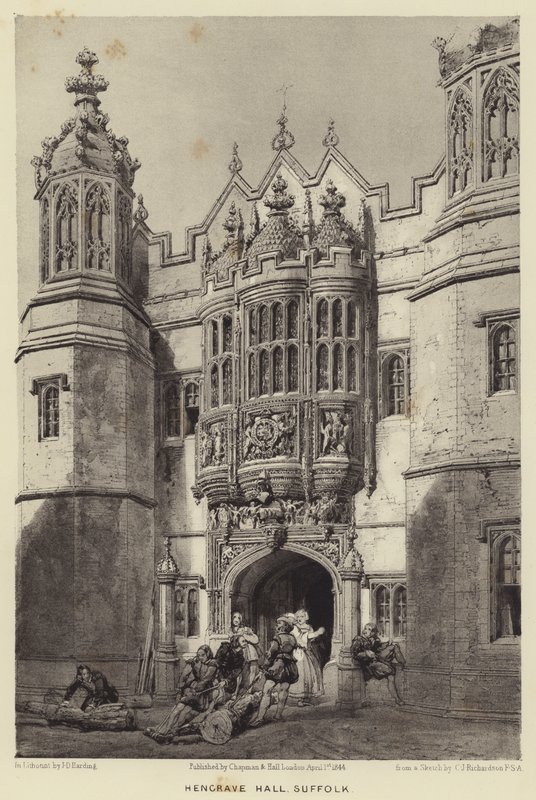 Hengrave Hall, Suffolk de Charles James Richardson