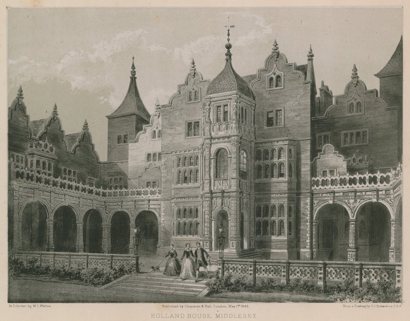 Holland House, Middlesex de Charles James Richardson