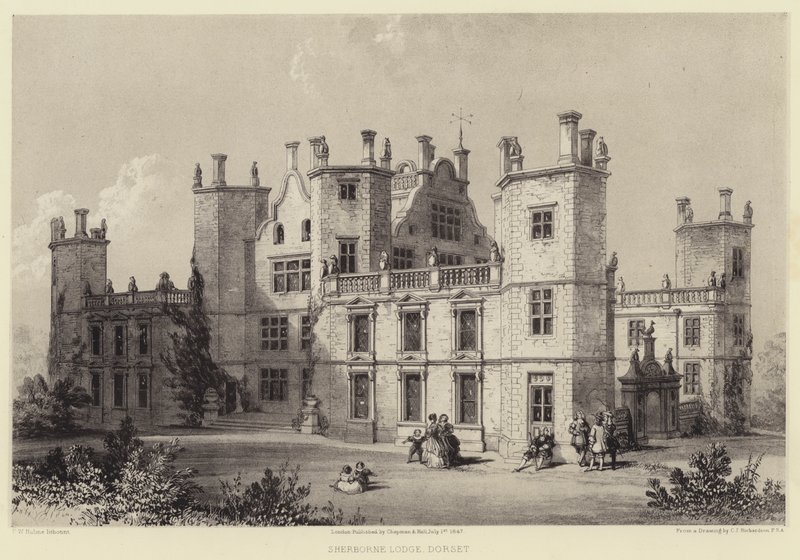 Sherborne Lodge, Dorset de Charles James Richardson