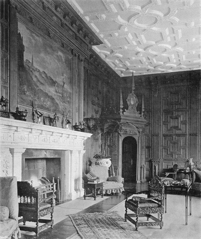 Broughton Castle: El salón de Charles Latham