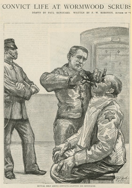 Vida de convictos en Wormwood Scrubs de Charles Paul Renouard