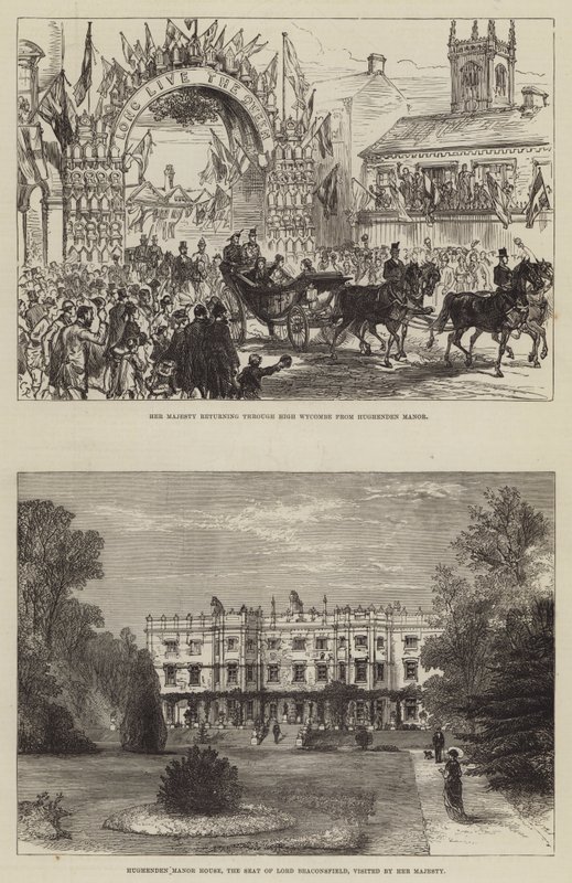 La Visita de Su Majestad a Hughenden de Sir John Charles Robinson