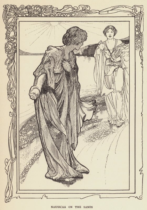 Nausícaa en las arenas de Sir John Charles Robinson