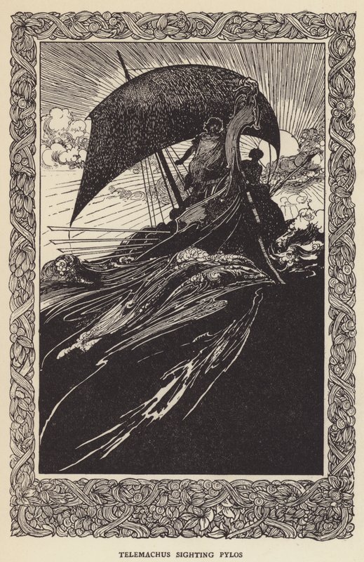 Telémaco avistando Pilos de Sir John Charles Robinson