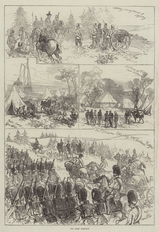La campaña en casa de Sir John Charles Robinson