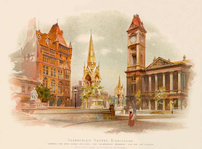 Plaza Chamberlain, Birmingham de Charles Wilkinson
