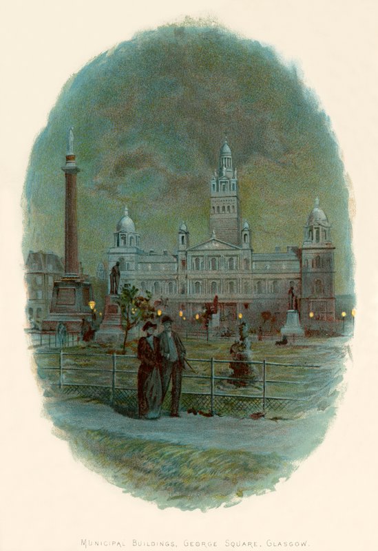 Edificios municipales, George Square, Glasgow de Charles Wilkinson