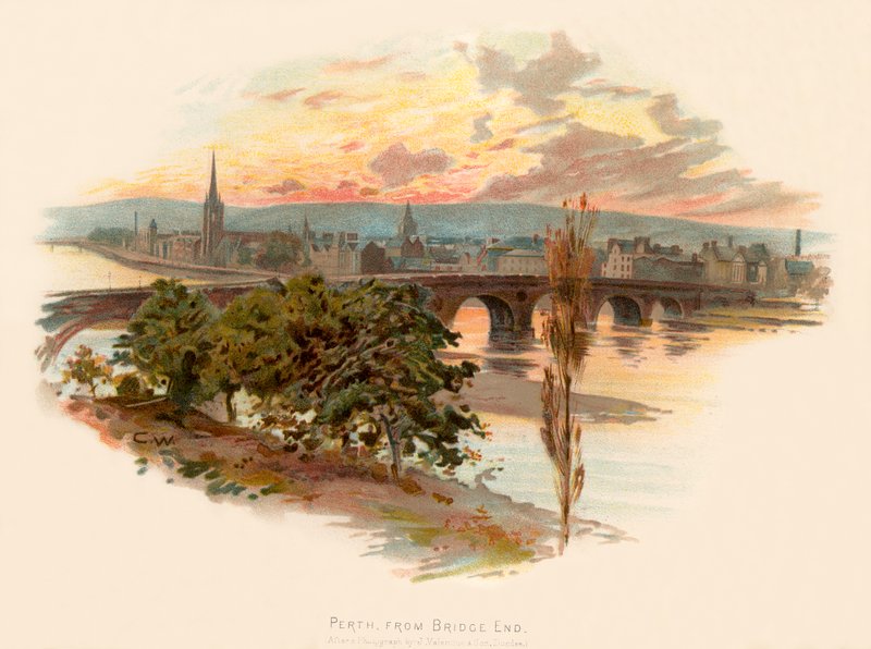 Perth, desde Bridge End de Charles Wilkinson