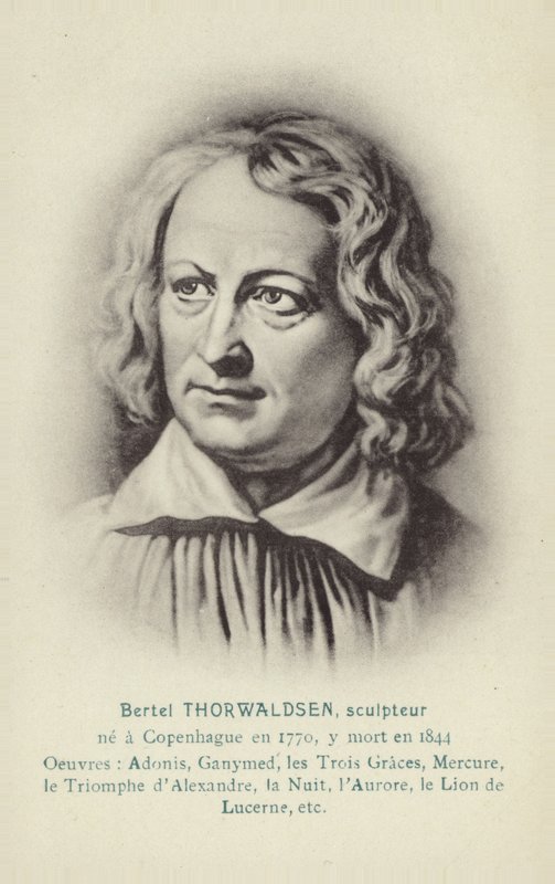 Bertel Thorvaldsen, escultor danés de Christoffer Wilhelm Eckersberg