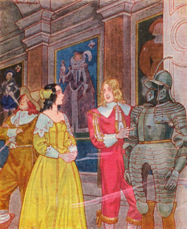Ahnengalerie / Galería ancestral (litografía en color) de Christophe (1856 1945)