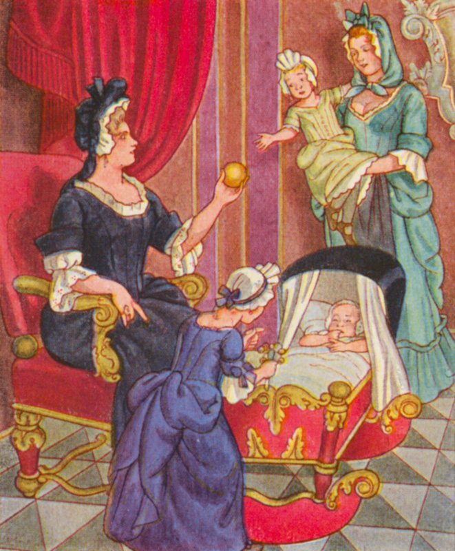 Kinderzimmer / Nursery (litografía en color) de Christophe (1856 1945)