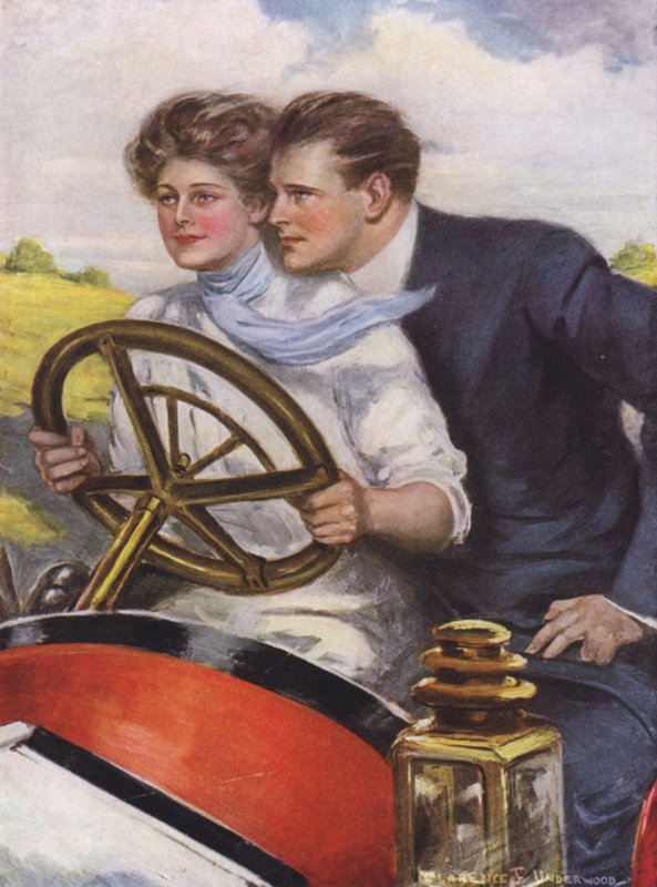 Amor y seis cilindros de Clarence F. Underwood