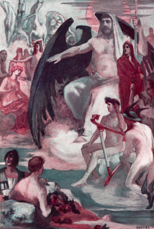 Ilustración para la Ilíada de Homero de Clement Goutier