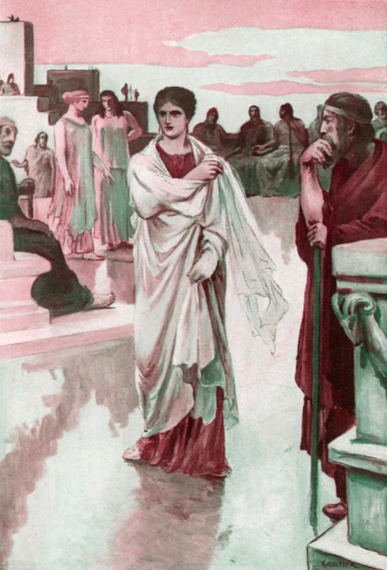 Ilustración para la Ilíada de Homero de Clement Goutier