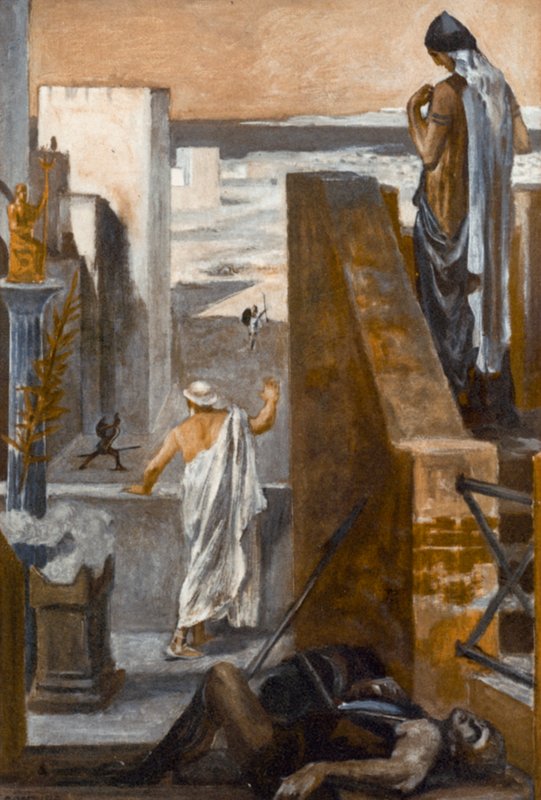 Ilustración para la Ilíada de Homero de Clement Goutier