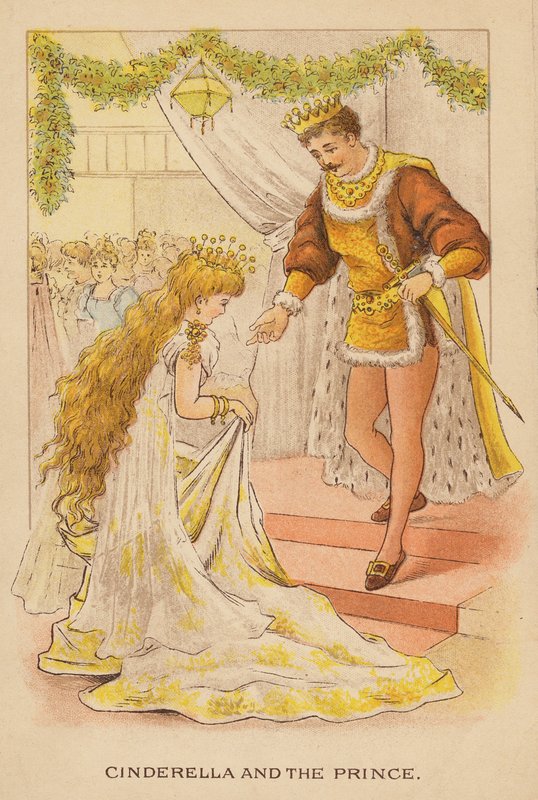 Cenicienta (litografía en color) de Constance Haslewood