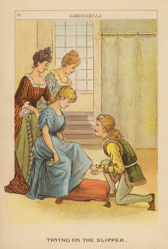Cenicienta (litografía en color) de Constance Haslewood