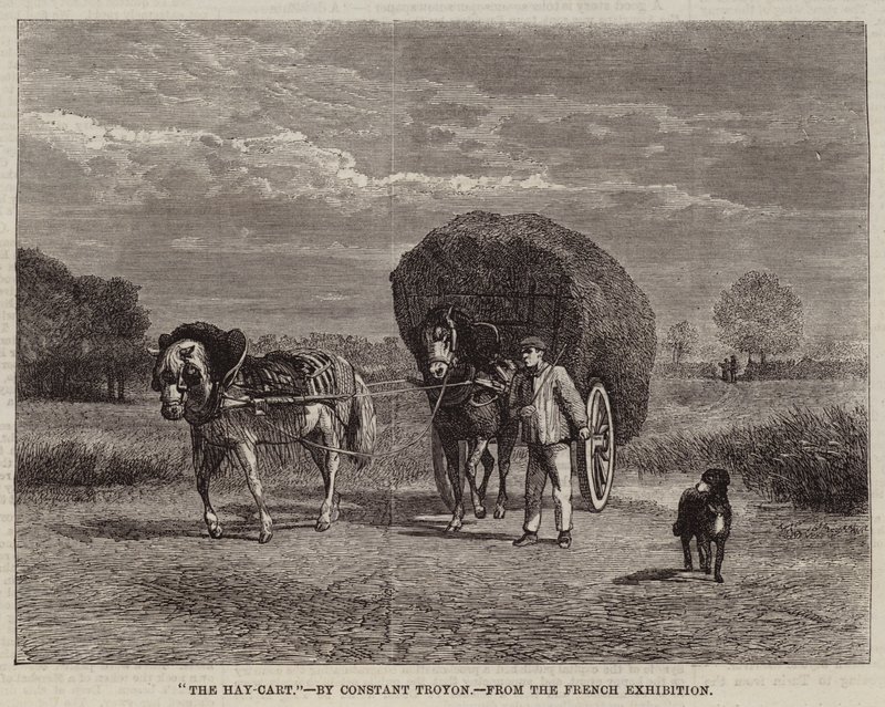 El carro de heno de Constant Emile Troyon