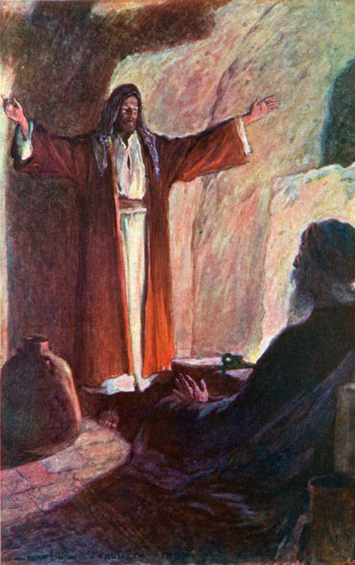 Jesús y Nicodemo de Corwin Knapp Linson