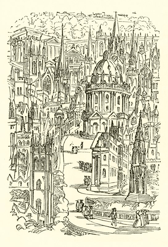 Ciudad de las agujas soñadoras de Cuthbert Bede