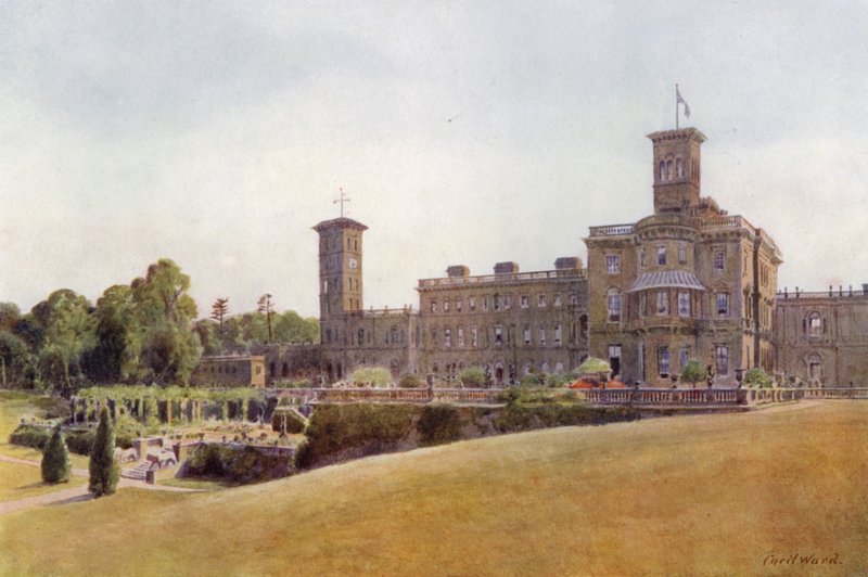 Casa Osborne y Terrazas (litografia en color) de Cyril Ward