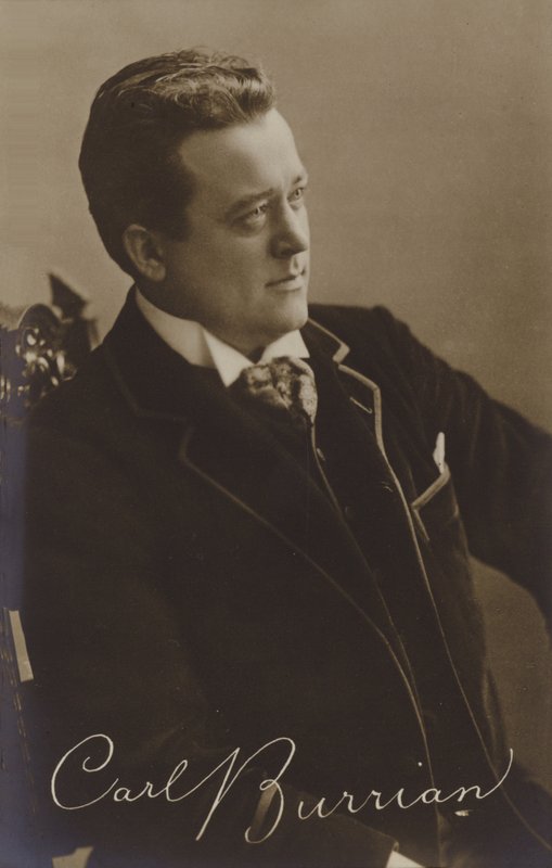 Carl Burrian, tenor operático checo (1870-1924) de Czech Photographer