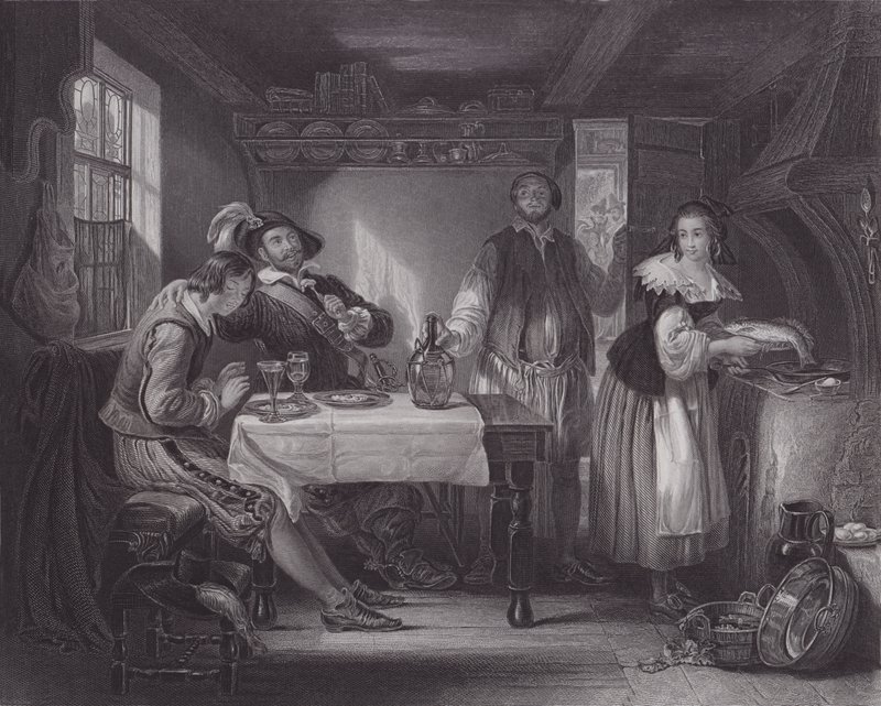Gil Blas en Pennaflor de Daniel (after) Maclise