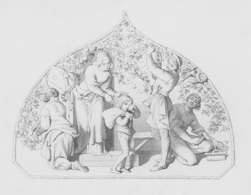 Shakespeare, El Escolar de Daniel (after) Maclise