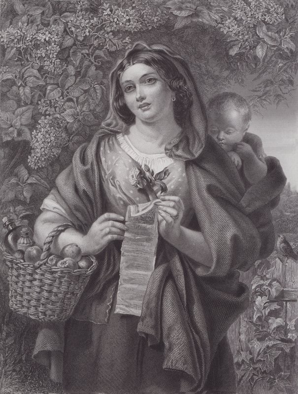 El Cantante de Baladas de Daniel (after) Maclise