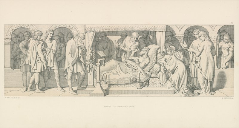 La muerte de Eduardo el Confesor de Daniel Maclise