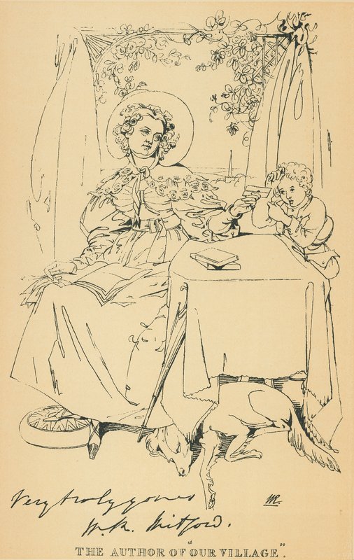 Mary Russell Mitford de Daniel Maclise