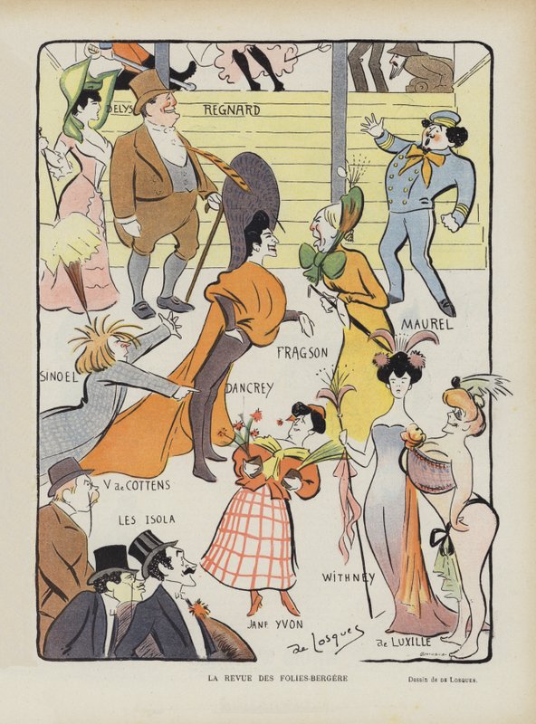 Ilustración para Le Rire de Daniel de Losques