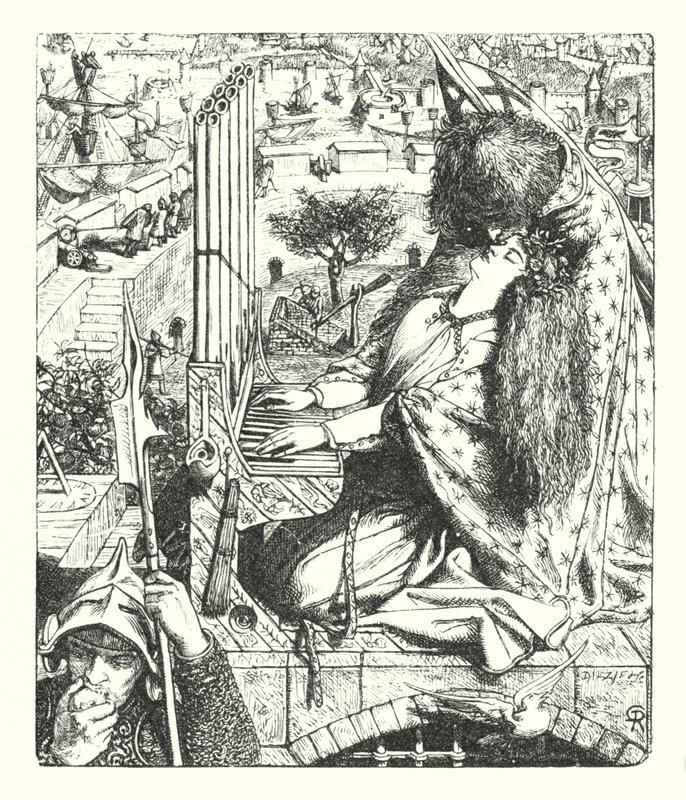 El Palacio del Arte de Dante Gabriel (after) Rossetti
