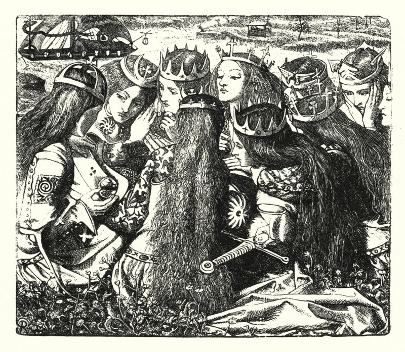 El Palacio del Arte de Dante Gabriel (after) Rossetti