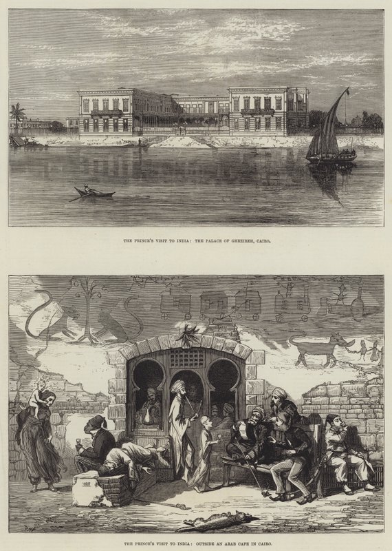La Visita del Príncipe a la India de David Henry Friston