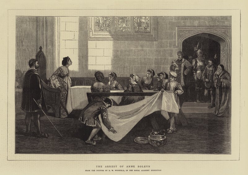 El arresto de Ana Bolena de David Wilkie