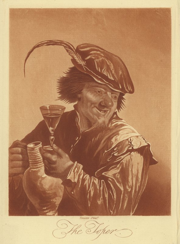 El Borracho de David the Younger (after) Teniers