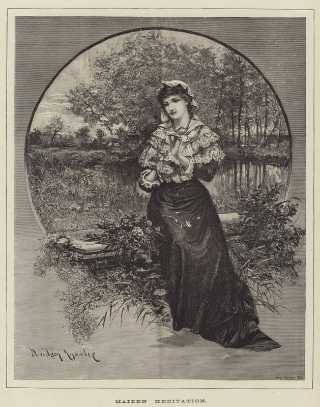 Meditación de Doncella de Davidson Knowles