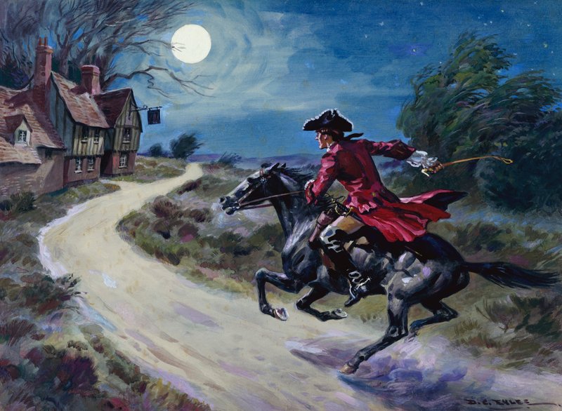 The Highwayman (gouache sobre papel) de Derek Charles Eyles