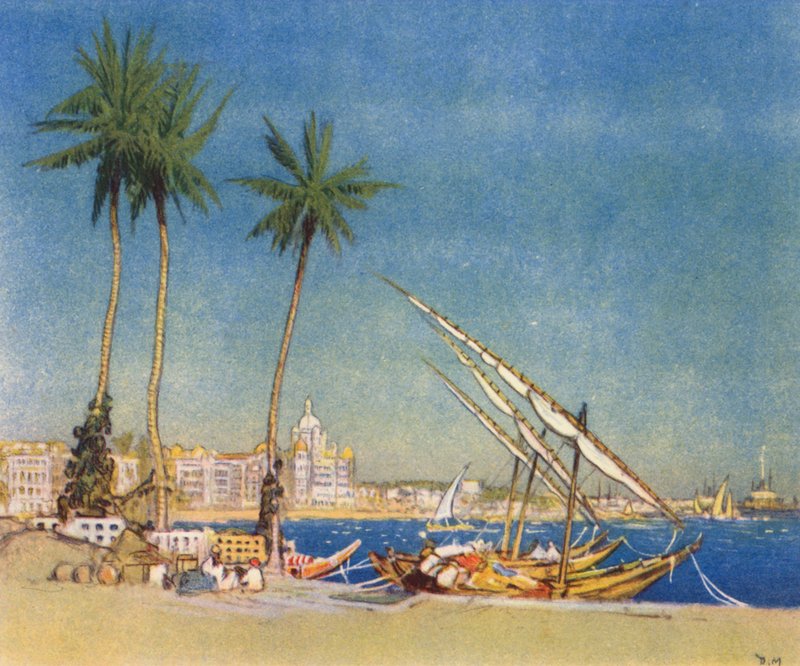 Bombay, India (litografía en color) de Donald (after) Maxwell
