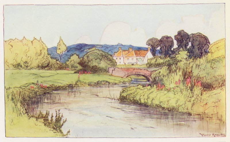 The Frome cerca de Frampton (litografía en color) de Donald (after) Maxwell