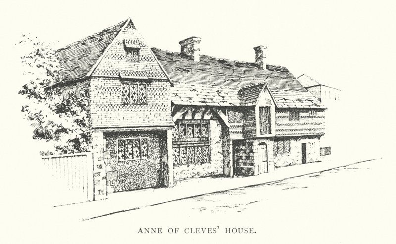 Casa de Ana de Cleves (litografía) de Duncan Moul