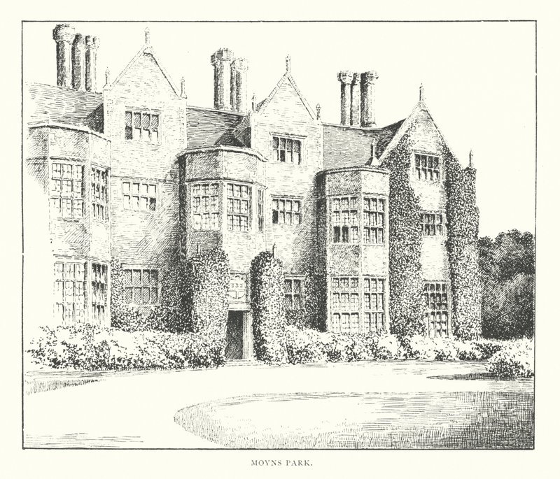Moyns Park (litografía) de Duncan Moul